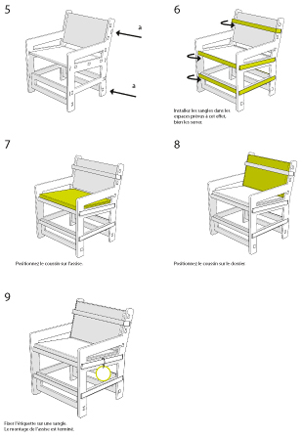 Rédaction et réalisation des notices de montage pour du mobilier éco-conçu